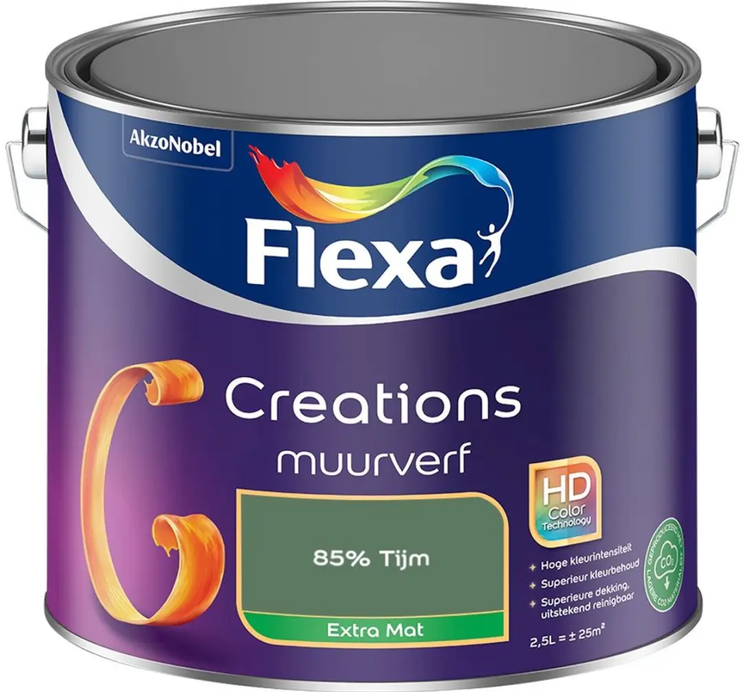 Flexa Creations Muurverf Extra Mat 85% Tijm
