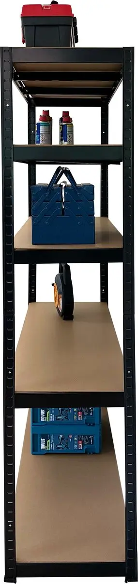 Erro Opbergrek XL 2 Stuks - Zwart Metaal - 240cm Breed - 1750kg