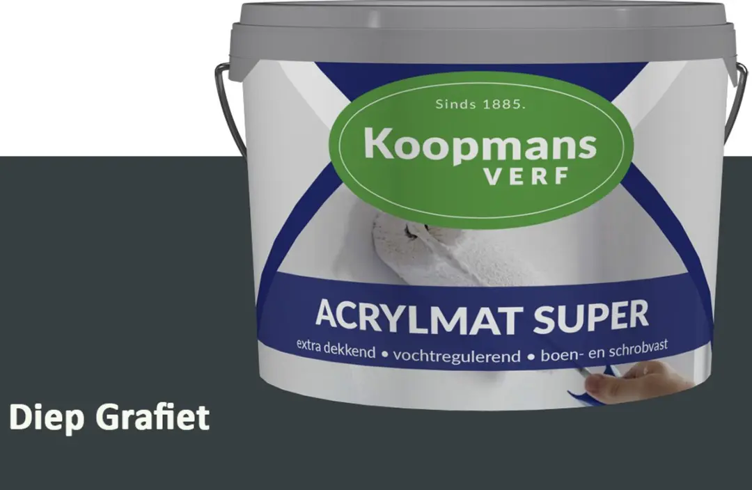 Koopmans Acrylmat Super Matte Muurverf 2,5L