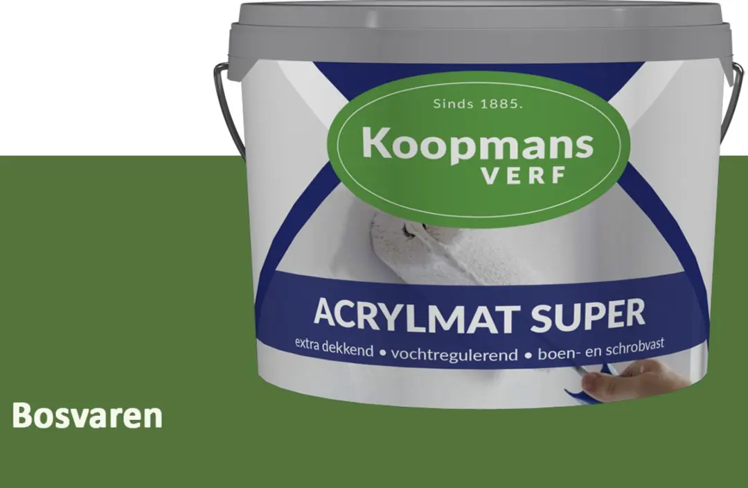 Koopmans Acrylmat Super Matte Muurverf Bosvaren 5L
