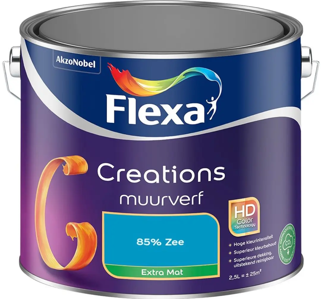 Flexa Creations Muurverf Extra Mat 85% Zee