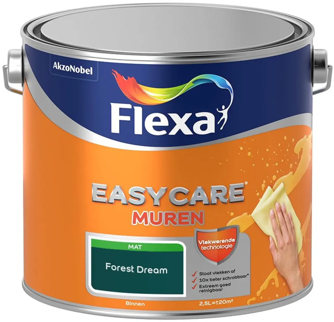 Flexa Easycare Muren Forest Dream Mengverf 2,5L