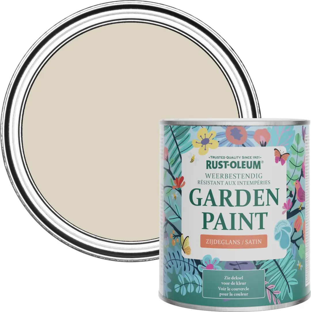 Rust-Oleum Tuinverf Lichtbruin Zijdeglans 750ml