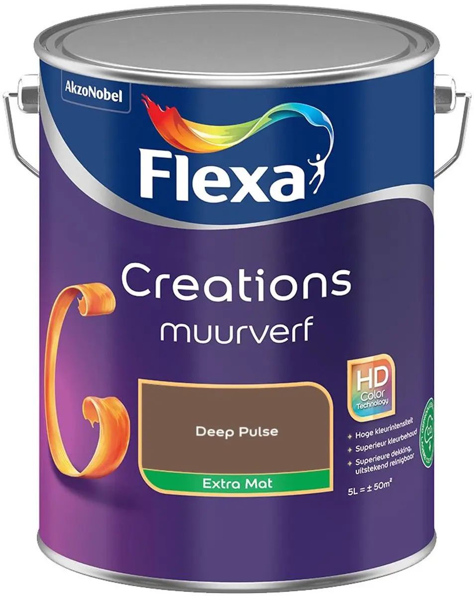 Flexa Creations Muurverf Extra Mat Deep Pulse 5L
