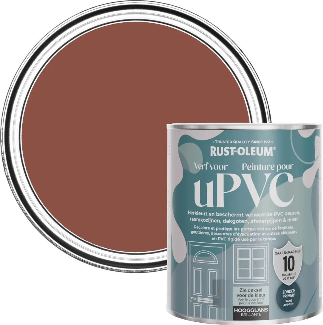 Rust-Oleum Rood Hoogglans Verf Baksteenrood 750ml