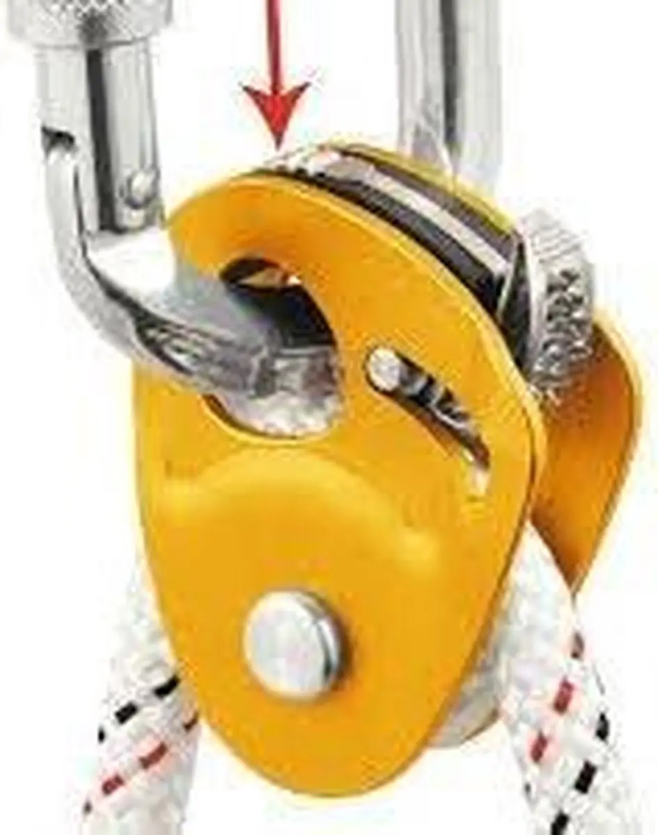 Petzl Looping Katrol - Geel/Oranje - afbeelding 6 van 6
