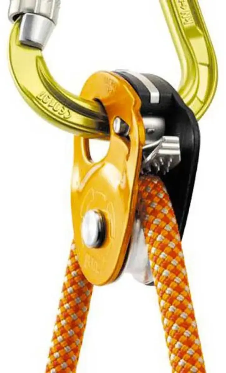 Petzl Looping Katrol - Geel/Oranje