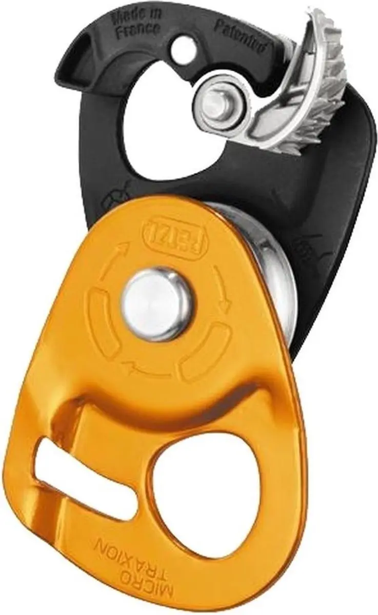 Petzl Looping Katrol - Geel/Oranje