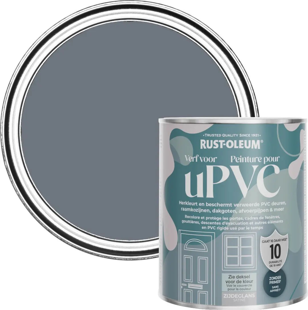 Rust-Oleum Marinegrijs Zijdeglans Verf 750ml