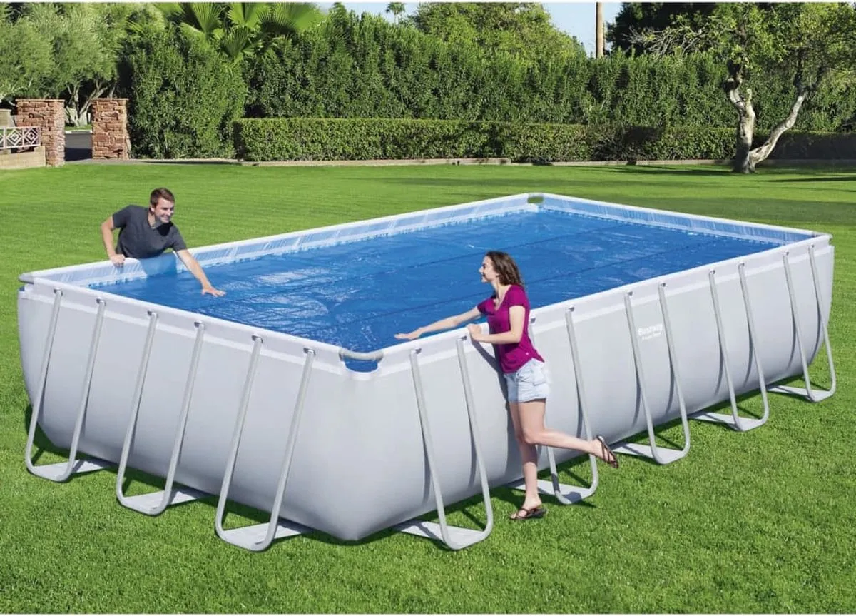 Bestway Flowclear Solarzwembadhoes 703x336cm - Blauw