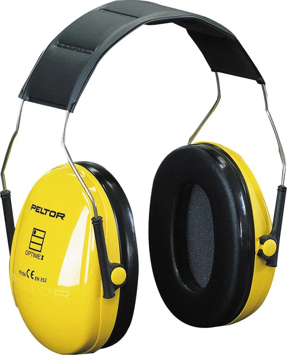3M Peltor Optime I H510A Gehoorkap - Geel