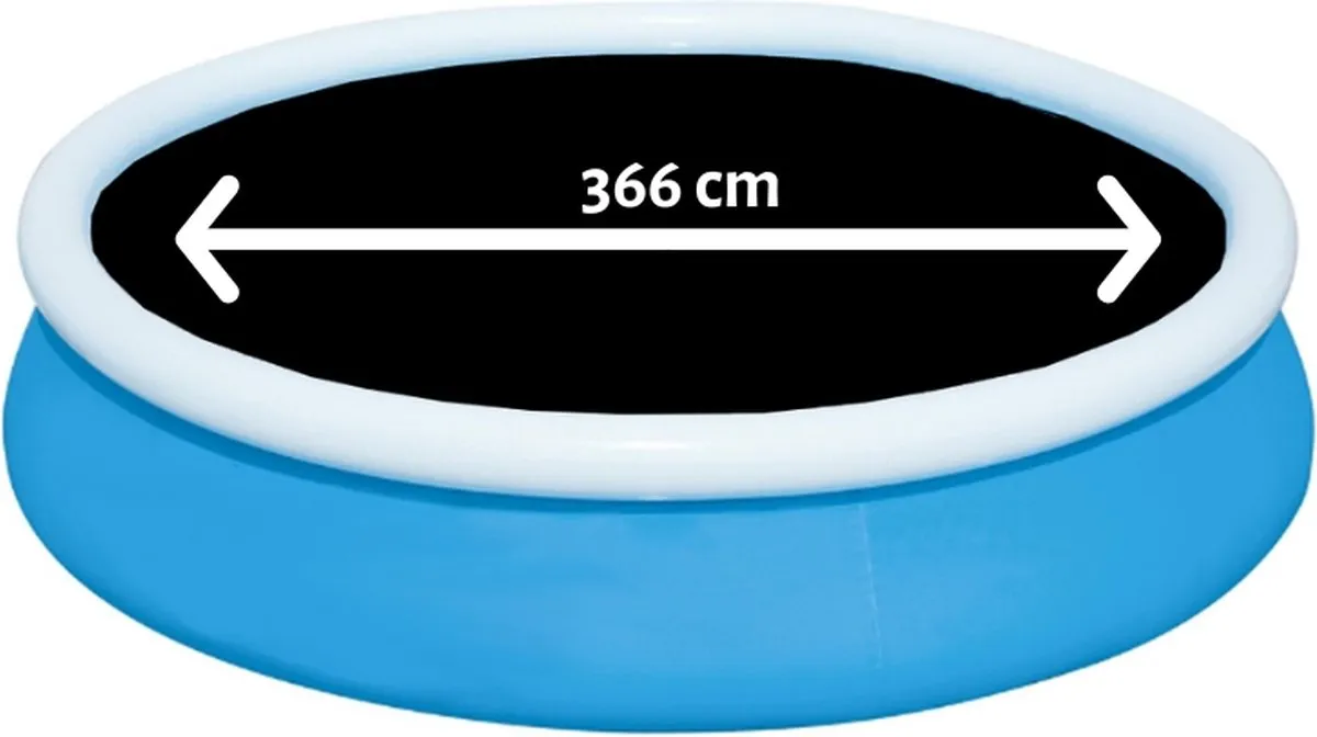 Intex Easy Set 28132GN Opblaaszwembad 366x76cm - Blauw - Incl. Solarzeil & Onderhoudsset