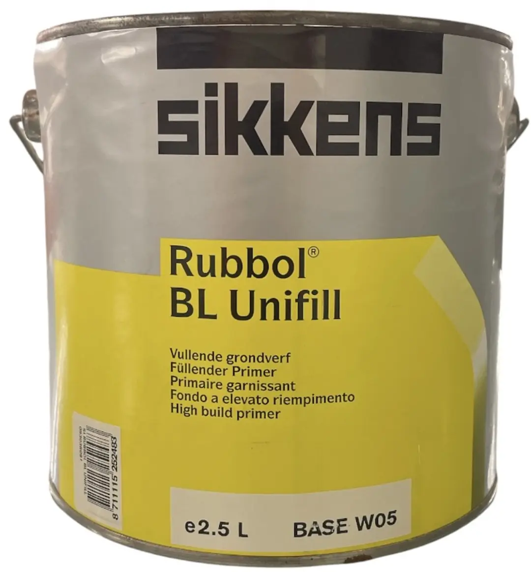 Sikkens Rubbol BL Unifill Grondverf Hout 2.5L - Wit