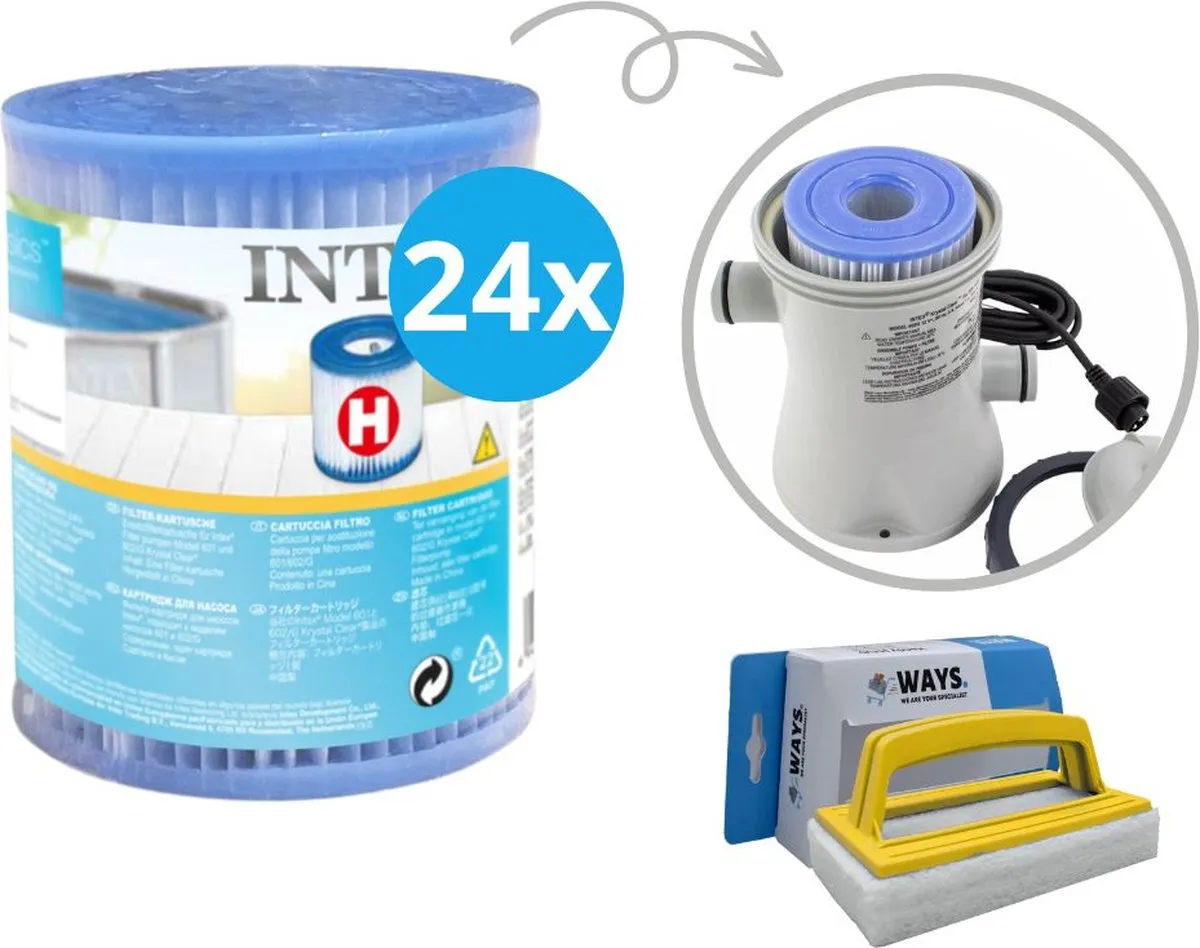 Intex GKD H-Filters 24 Stuks