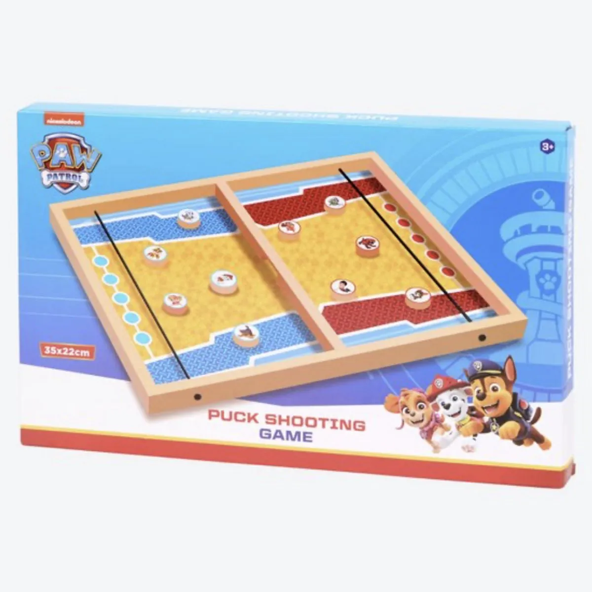 Disney Paw Patrol Houten Tafel Hockey/Sjoelspel 35x22cm