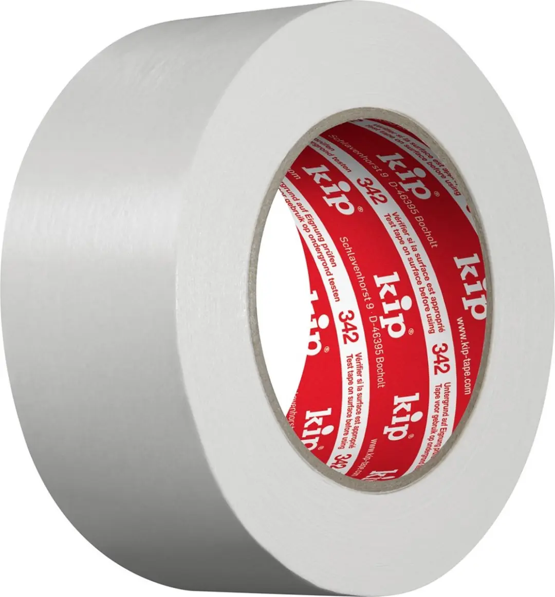 Kip Tapijttape Textiel 50mm x 25m - Wit