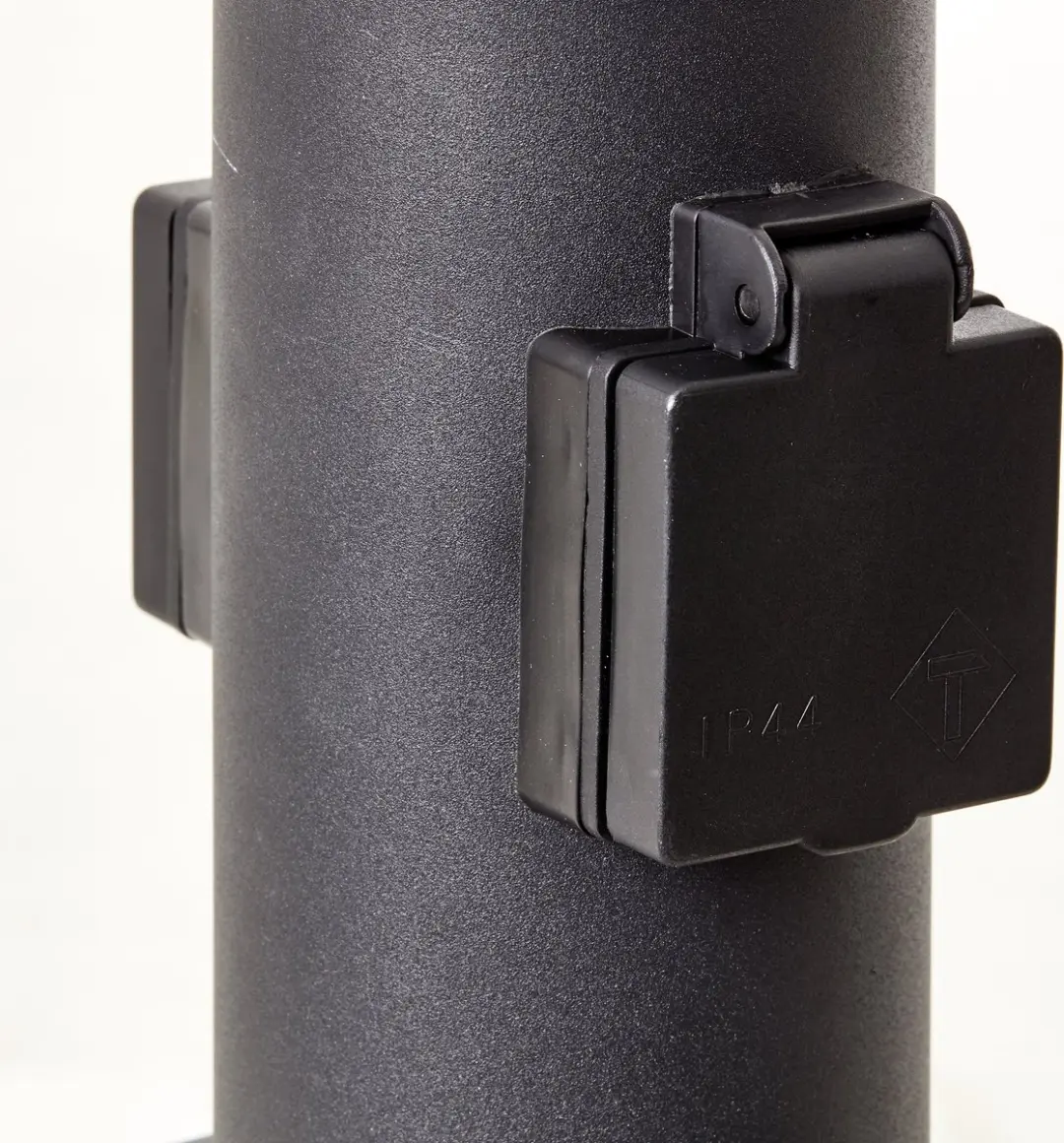 Brilliant Doddy Buitenpaal IP44 - 4 Stopcontacten - Zwart