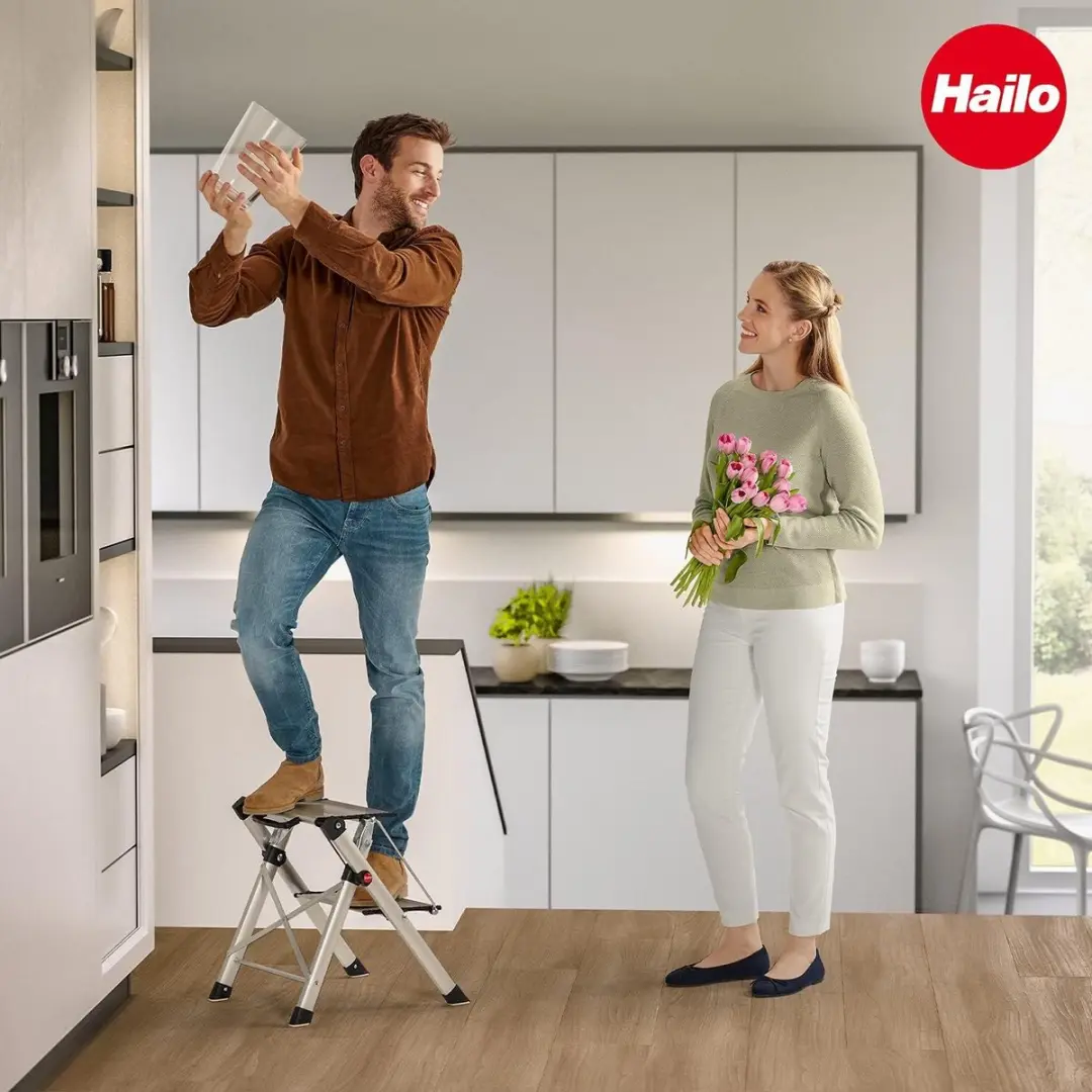 Hailo 4310-100 MK80 ComfortLine Aluminium 2 Vouwtreden