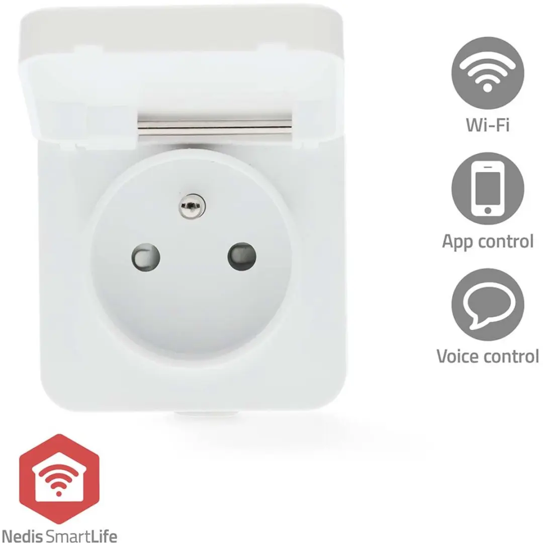 Nedis SmartLife Slimme Stekker Tijdschakelaar IP44