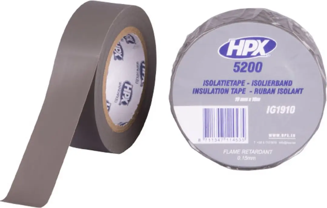 HPX PVC Isolatietape 19mm x 10m