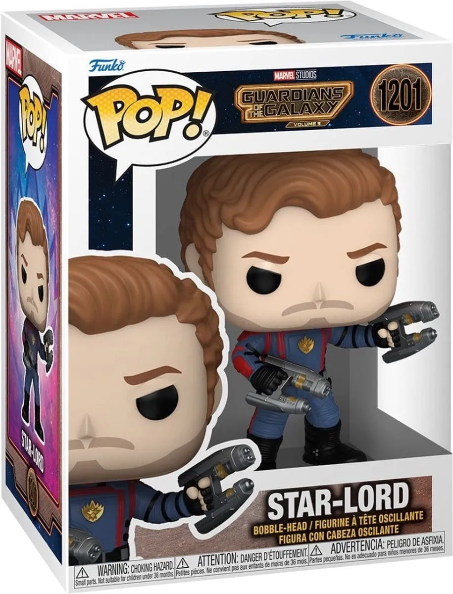 Funko Marvel POP! Vol. 3 Star-Lord Verzamelfiguur 9cm - Multicolor