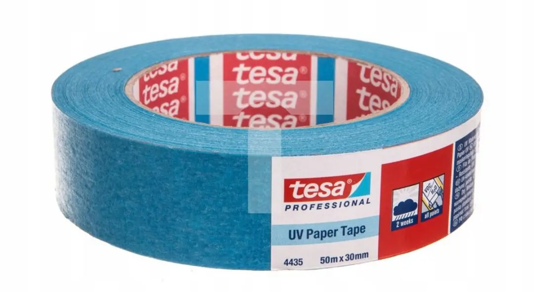 Tesa Blauwe UV-bestendige Afplaktape 30mm x 50m