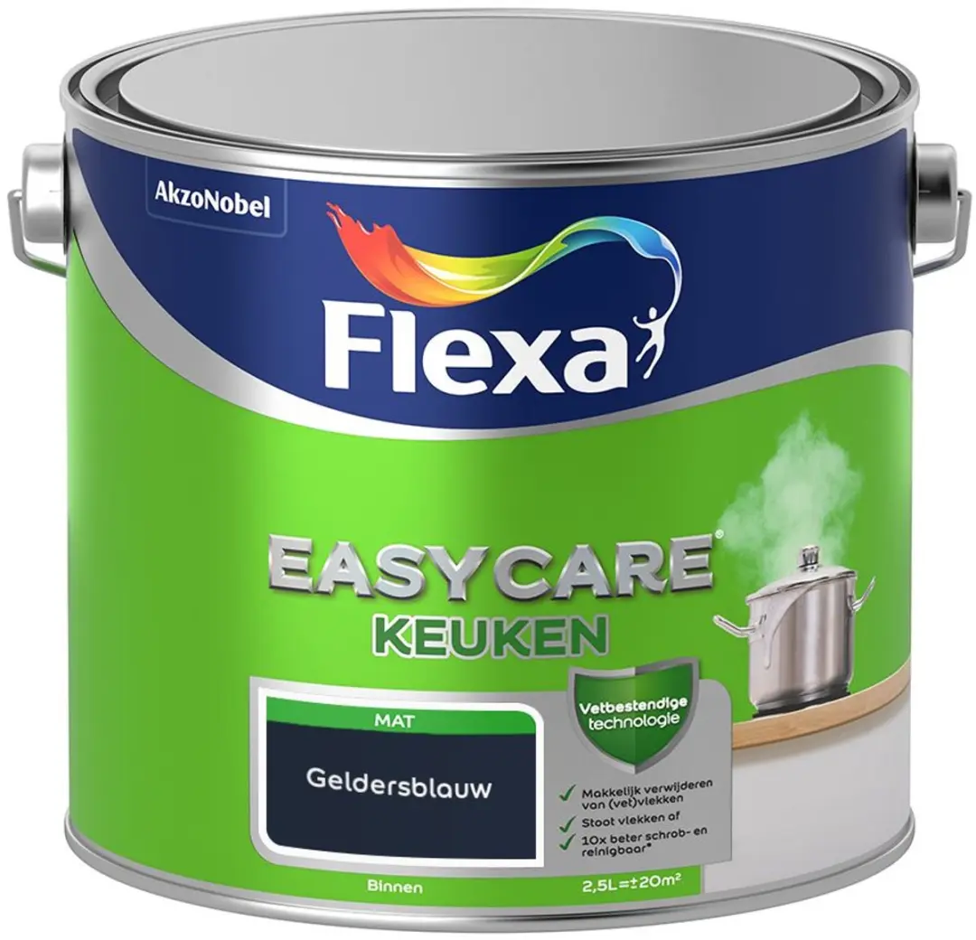Flexa Easycare Keukenverf Geldersblauw 2,5L