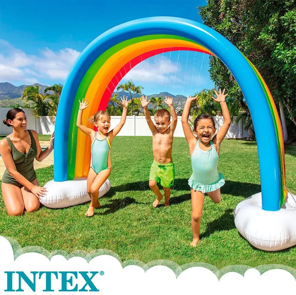 Intex Rainbow Cloud Sproeier Multicolor
