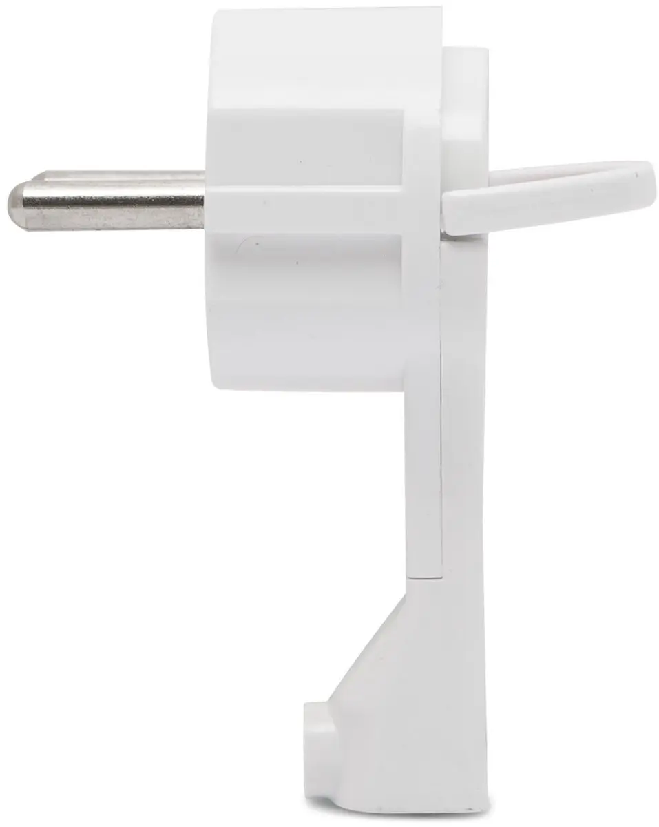 Delight Haakse Inline Stekker 90° Wit - 250V 16A