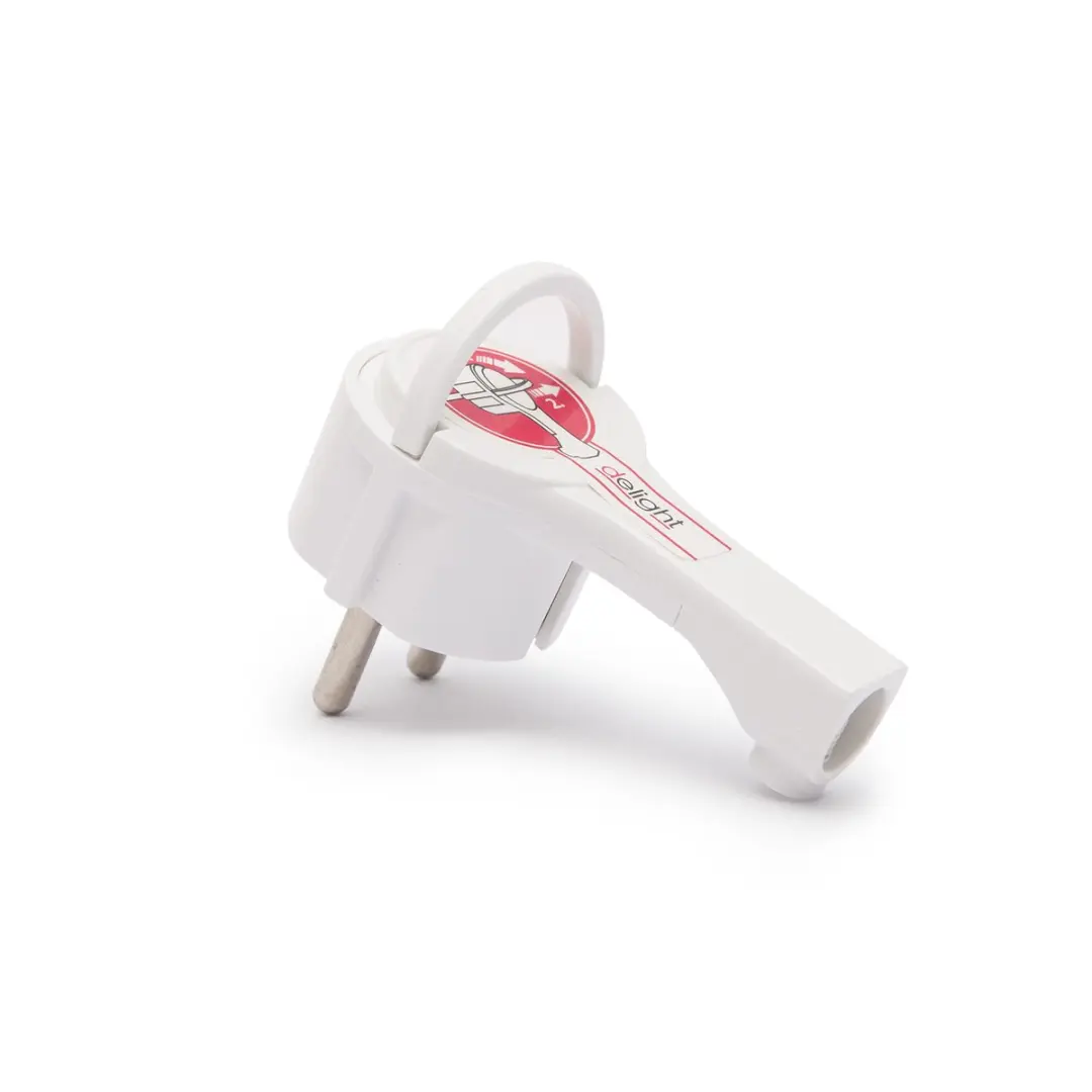 Delight Haakse Inline Stekker 90° Wit