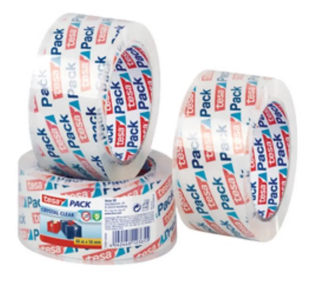 Tesa Crystal Clear Verpakkingsband 66m x 50mm - UV-bestendig