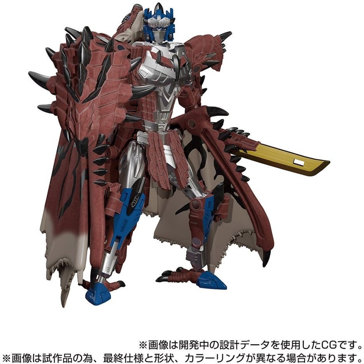 T-Spark Transformers x Monster Hunter Rathalos Liolaeus Prime