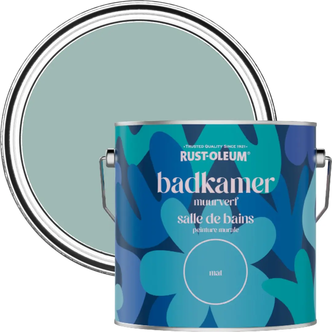 Rust-Oleum Kustblauw Badkamerverf 2,5L