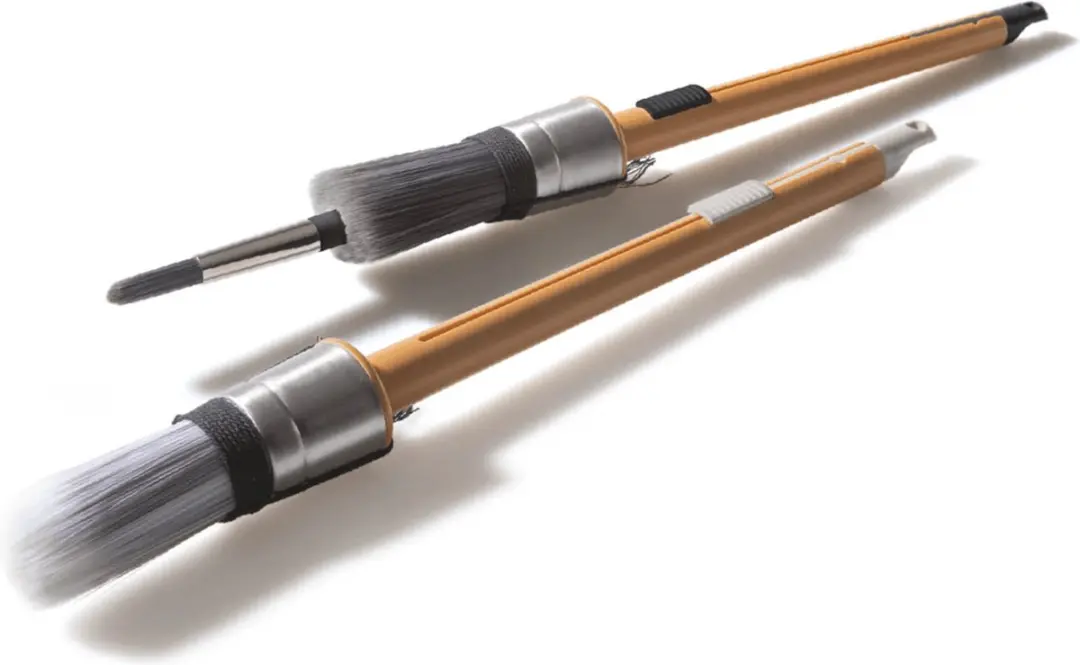 Goudhaantje Kwast Duo Brush Lichtgrijs
