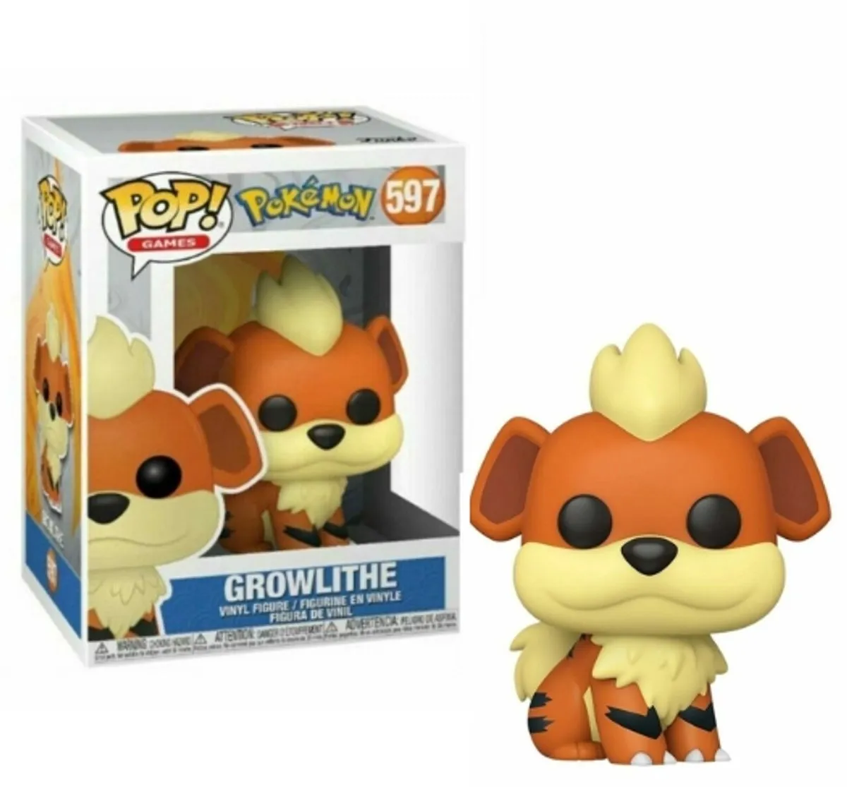 Funko Pop Games Pokémon Growlithe #597 - Multi