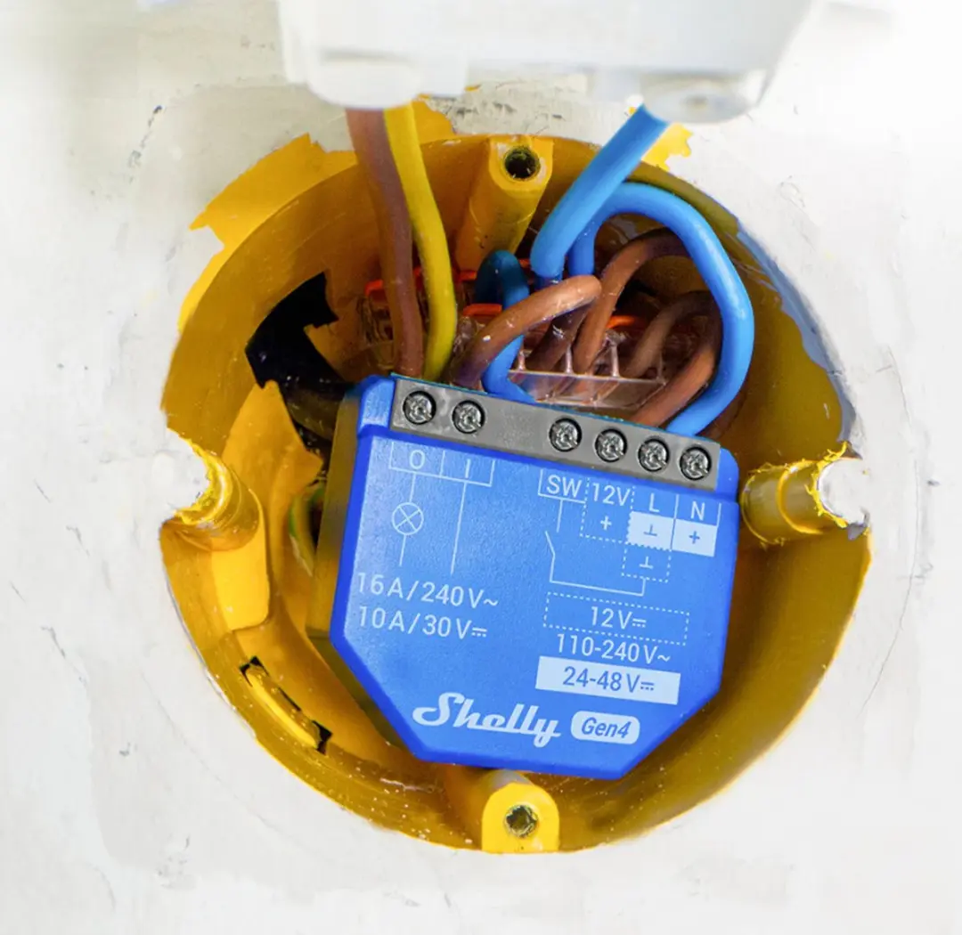Shelly 1 Gen4 S4SW-001X16EU Module - Blauw - afbeelding 6 van 6