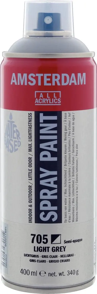 Talens Spraypaint 705 Lichtgrijs 400ml