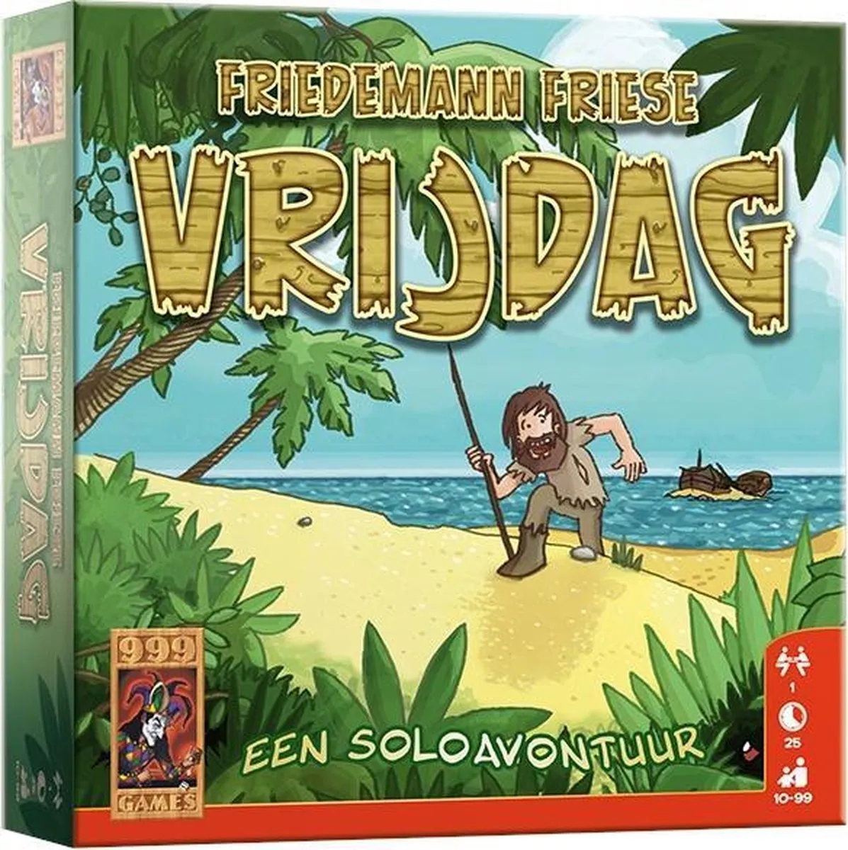 999 Games Vrijdag Kaartspel Solo Avontuur - 1 Speler