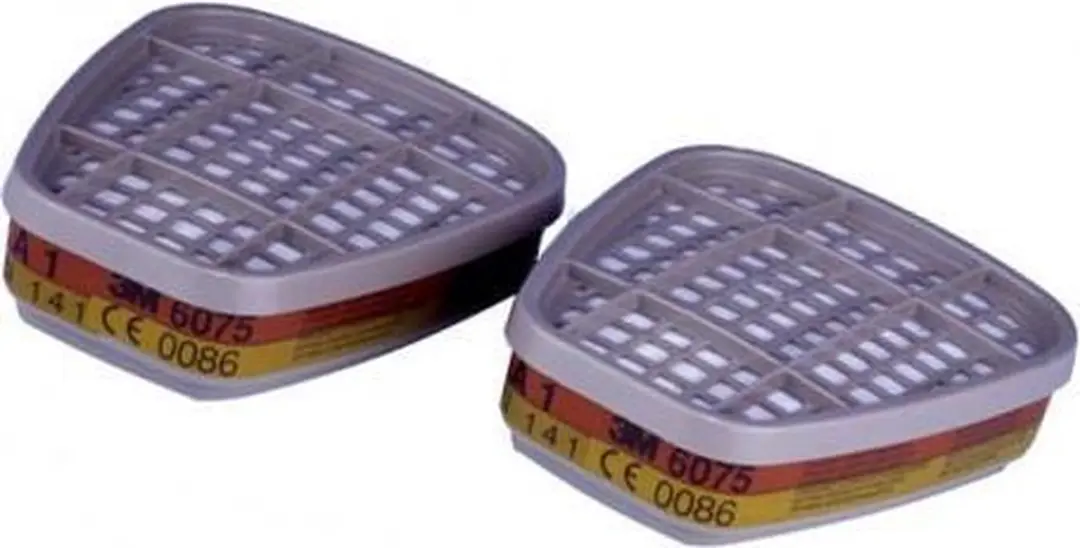3M 6075 Gasfilter A1 Formaldehyde per set