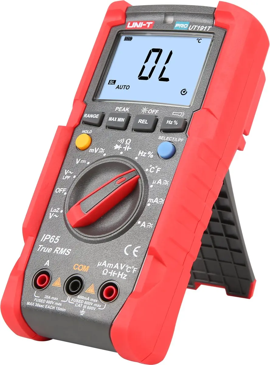 UNI-T UT191T Multimeter - True RMS - IP65 - Zwart