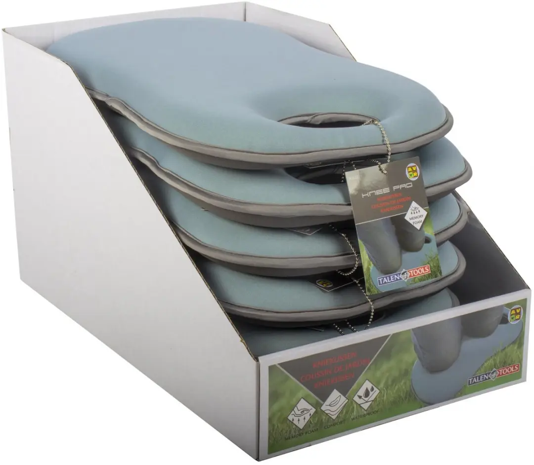 Talen Tools Kniekussen Tuinknielkussen Memoryfoam - Blauw