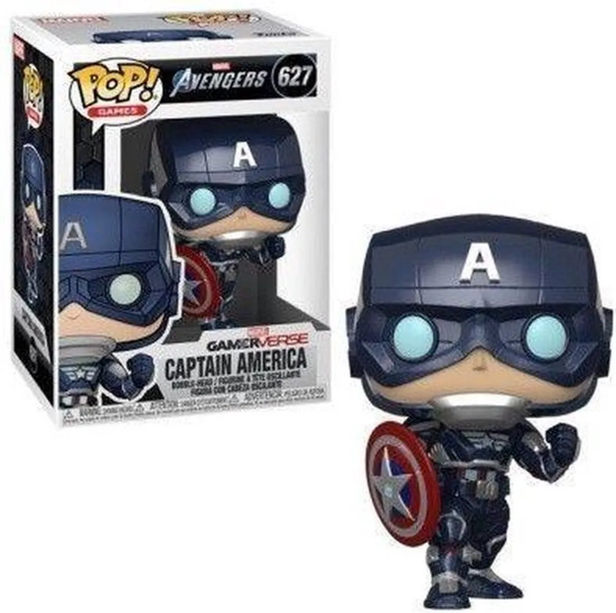 Funko Pop! Marvel Avengers Captain America Gamerverse - Multicolours - afbeelding 6 van 6