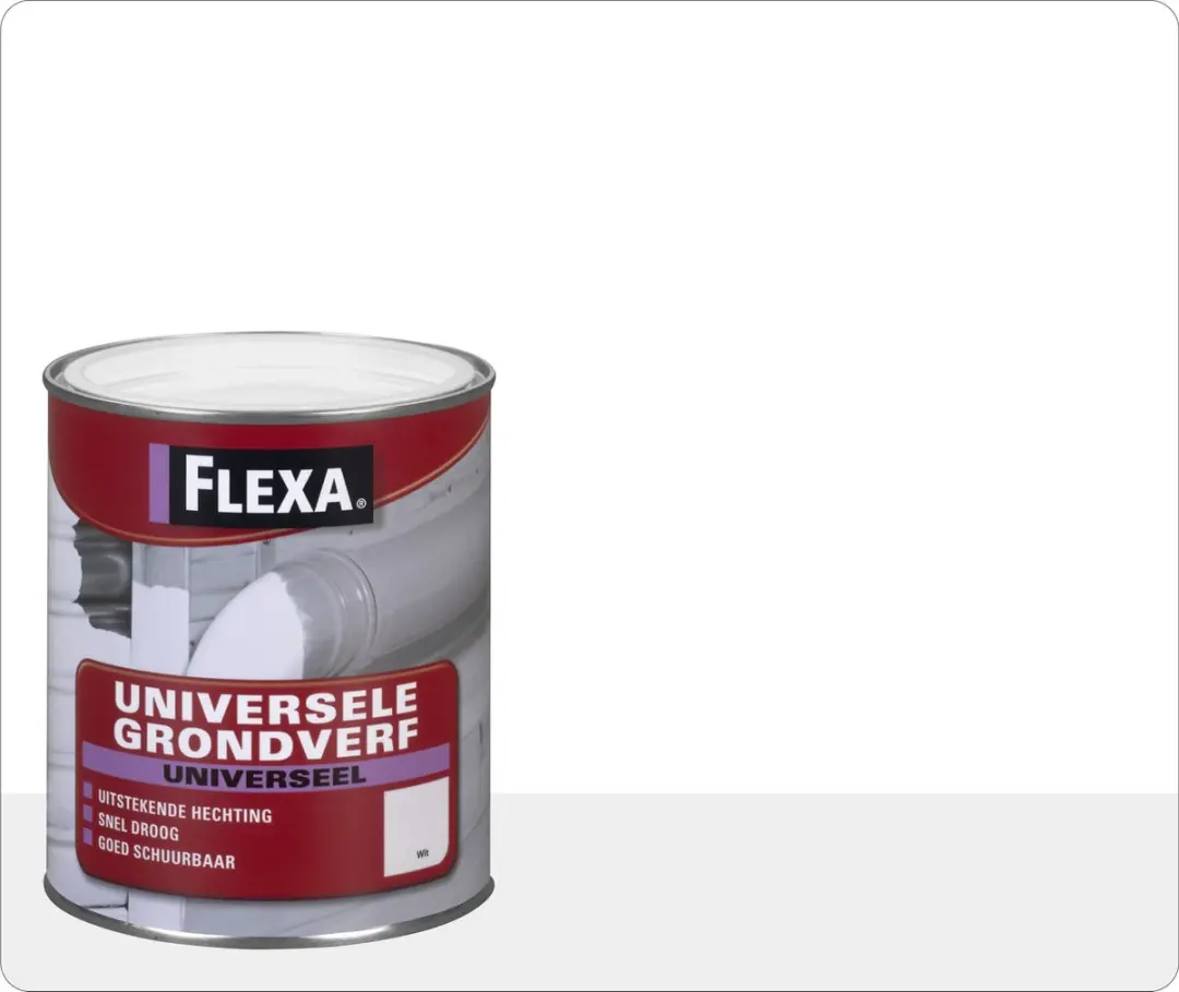 Flexa Grondverf Wit 250ml - Hout
