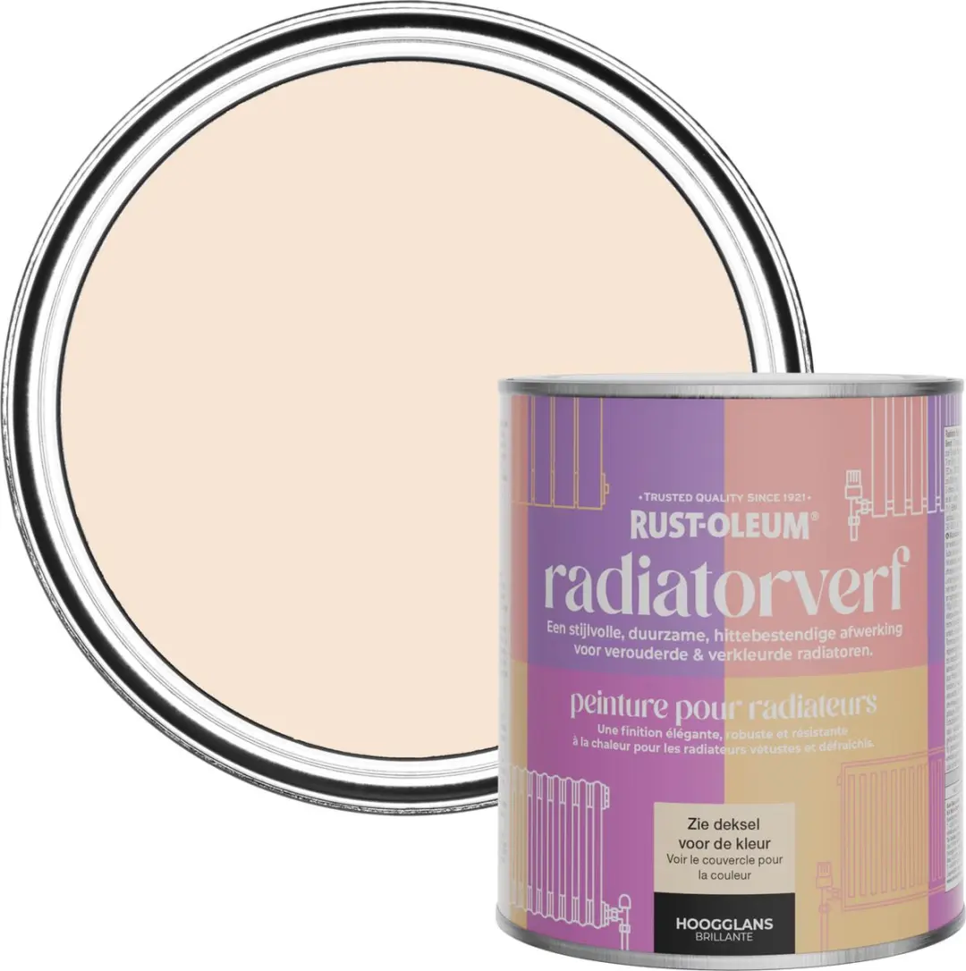 Rust-Oleum Melrose Radiatorverf Hoogglans 750ml