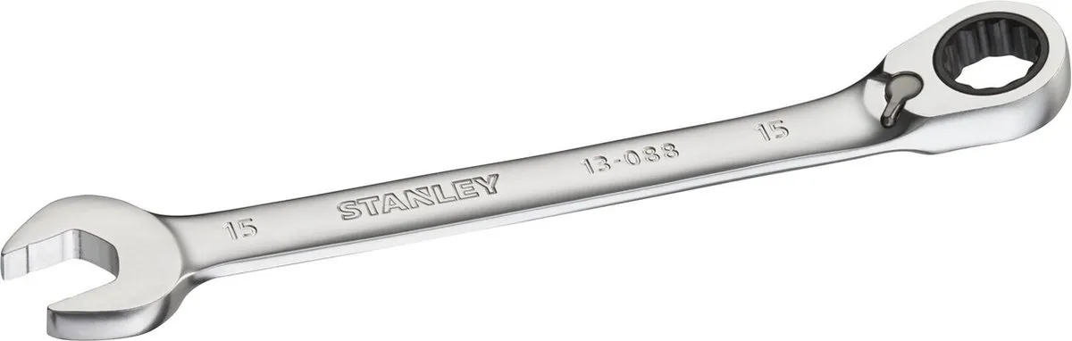 Stanley FATMAX Omkeerbare Ringsteeksleutel 15mm - 1 Stuk