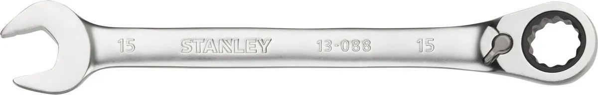 Stanley FATMAX Omkeerbare Ringsteeksleutel 15mm - 1 Stuk