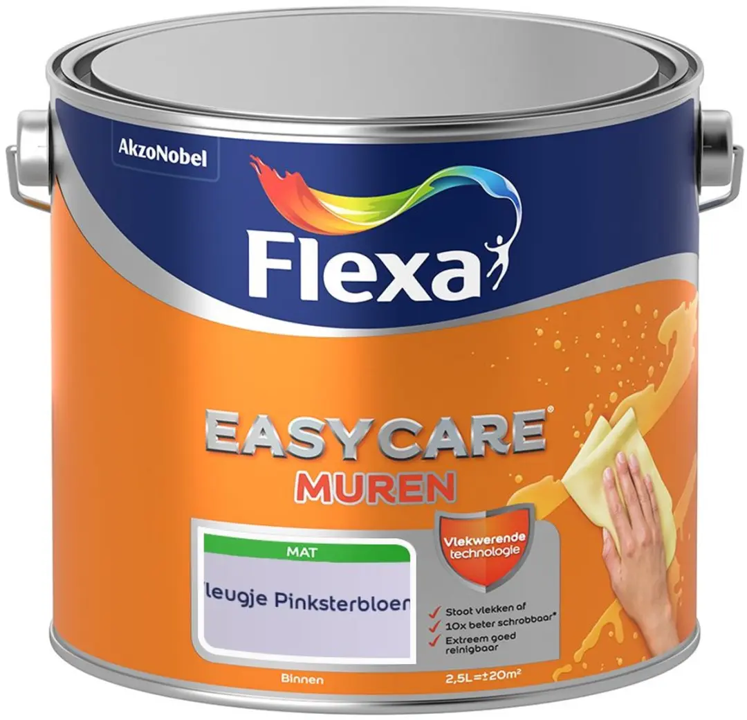 Flexa Easycare Muren Vleugje Pinksterbloem Mengverf 2,5L