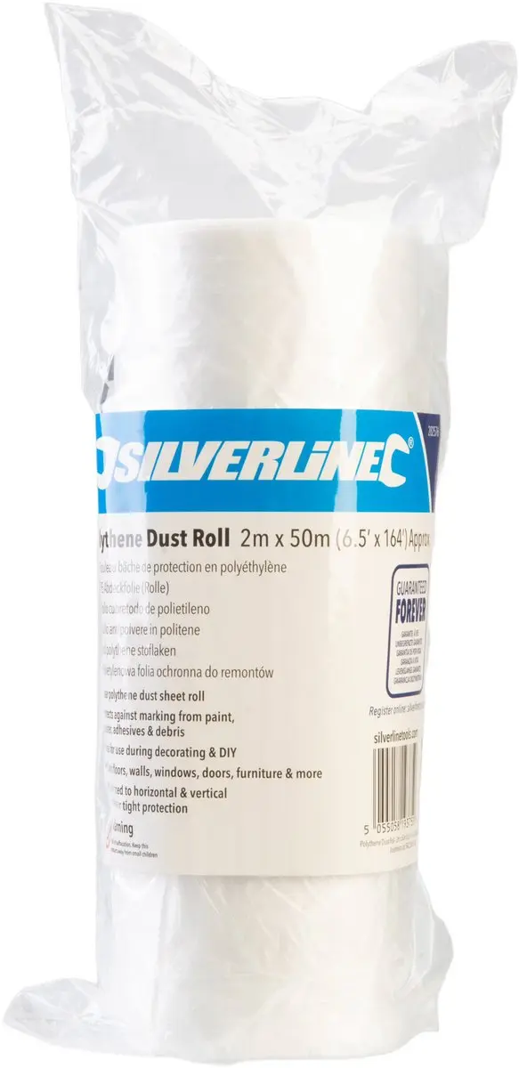 Silverline Rol Polyethyleen Stoflaken 10 Micron