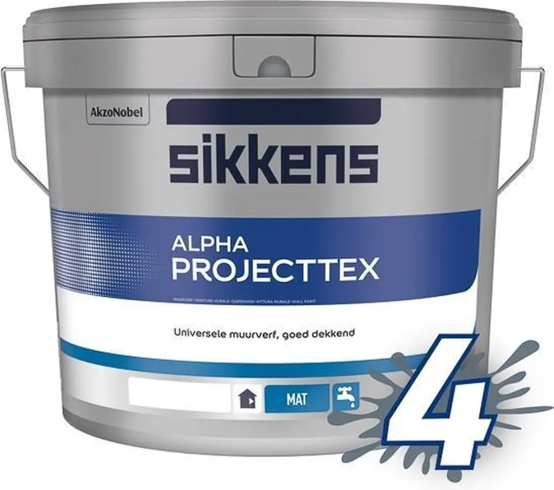 Sikkens Alpha Projecttex 2.5L Wit