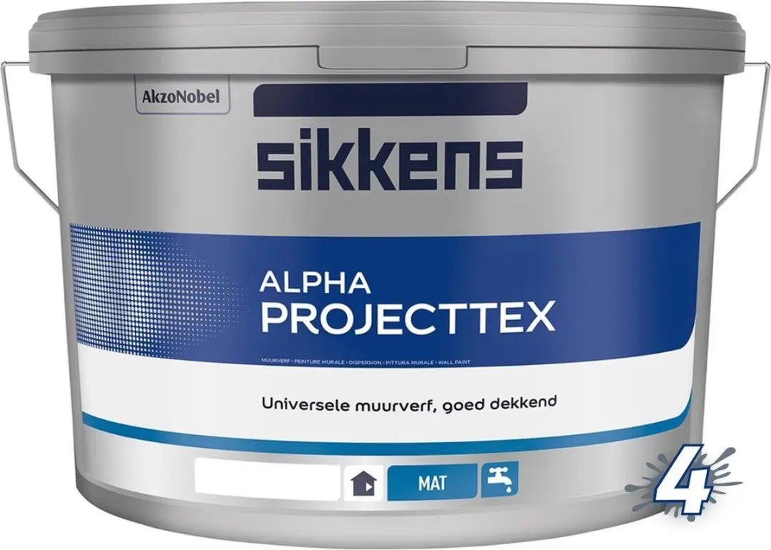 Sikkens Alpha Projecttex 2.5L Wit